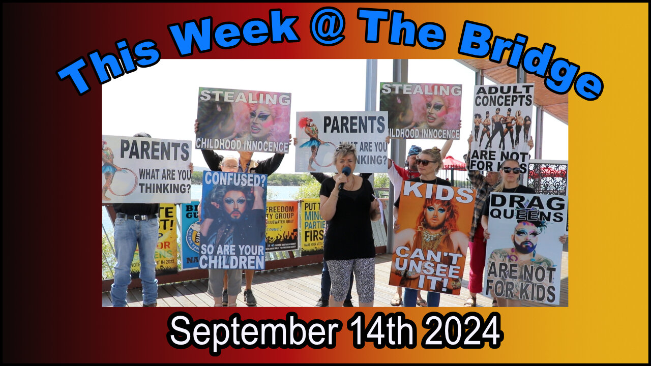 This Week At The Bridge with Tine - Join Us to Protest Mecc Show for Kids Sunday 22nd Sept