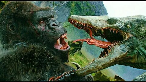 King Kong vs Skullcrawler - Final Fight Scene - Kong: Skull Island (2017) Movie Clip HD