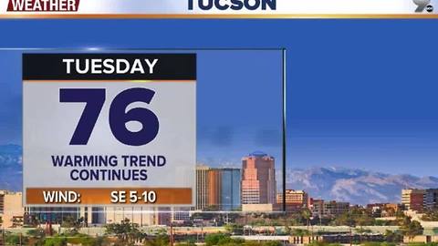 Chief Meteorologist Erin Christiansen's KGUN 9 Forecast Monday, December 12, 2016