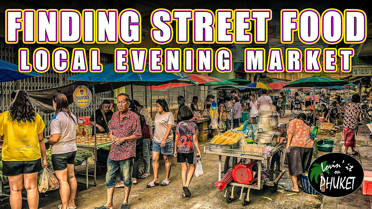 Finding Street Food, Thai Market Kanchanburi #streetfood #thaifood #kanchanburi