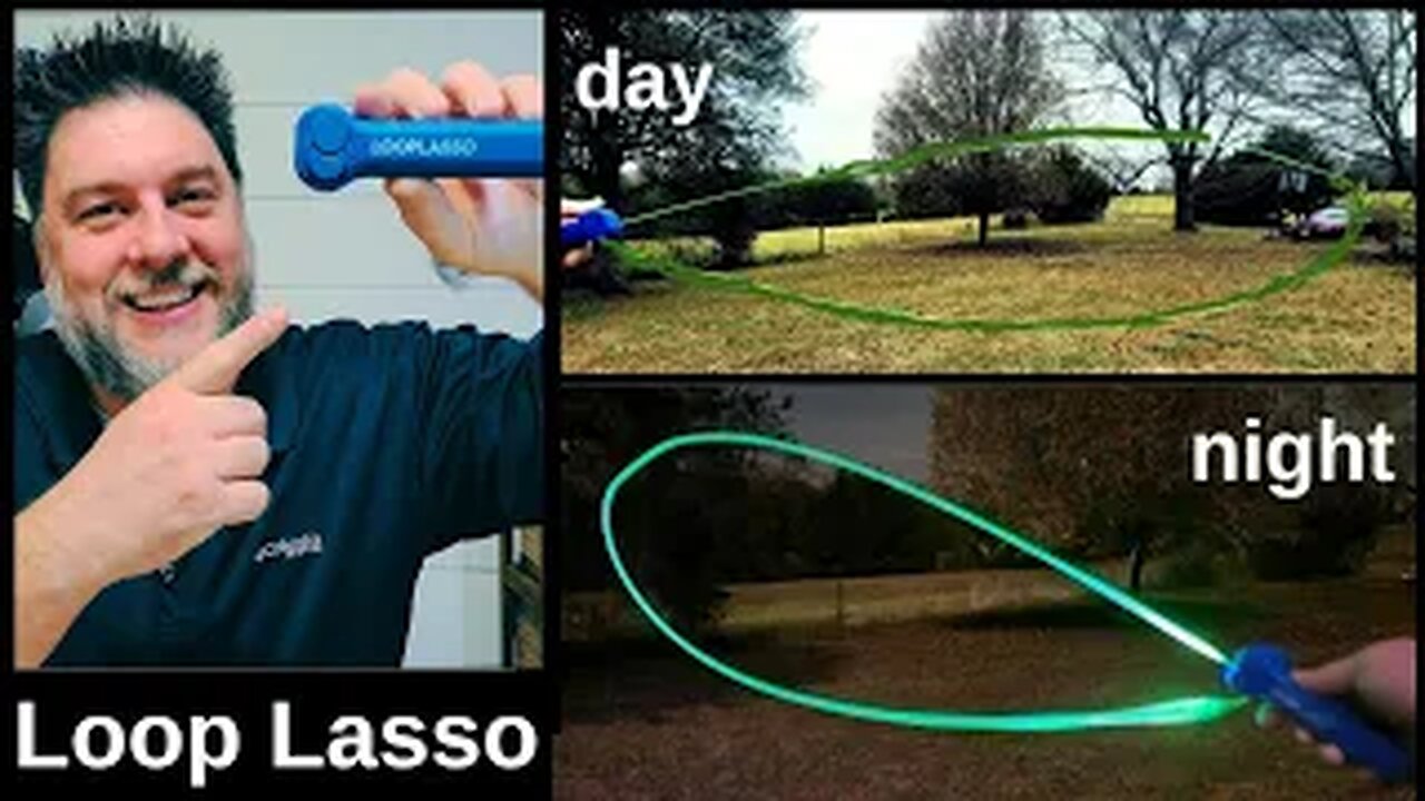 Loop Lasso Review. The Original Glow-in-The-Dark String Shooter Toy [550]