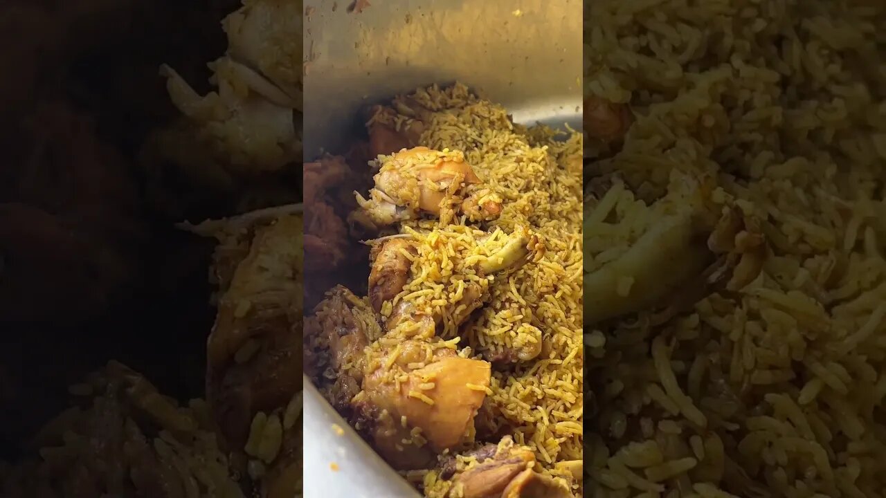 Spicy Chicken Biryani #streetfood #biryani #chicken