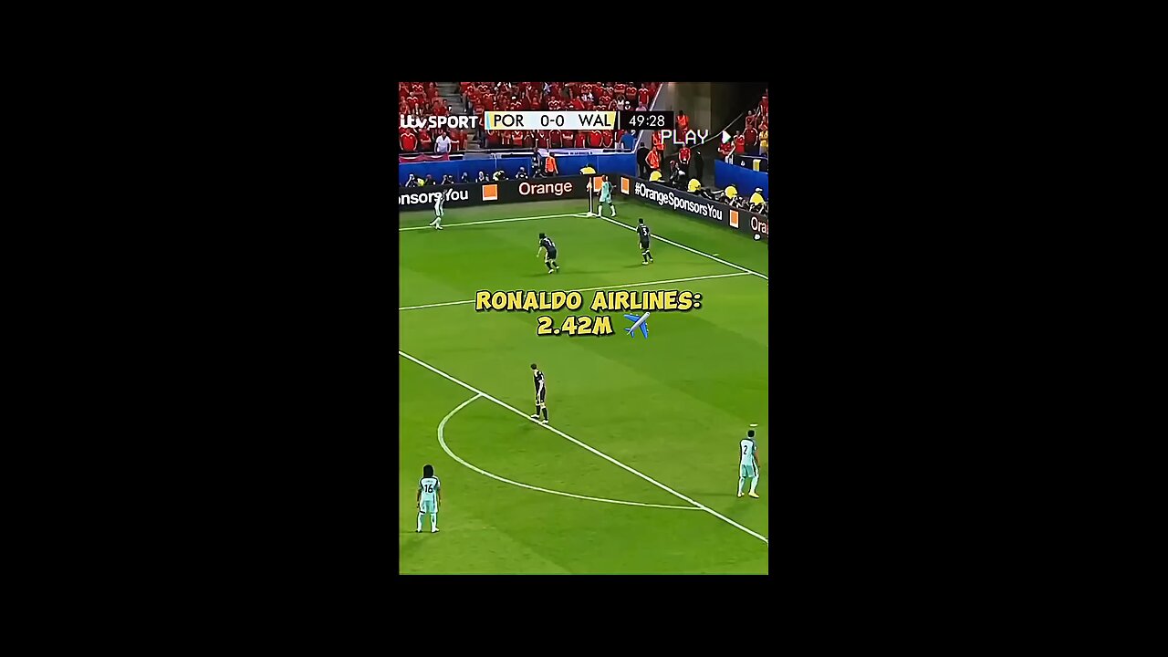 Ronaldo 🤔highest jump in football#football#soccer#short