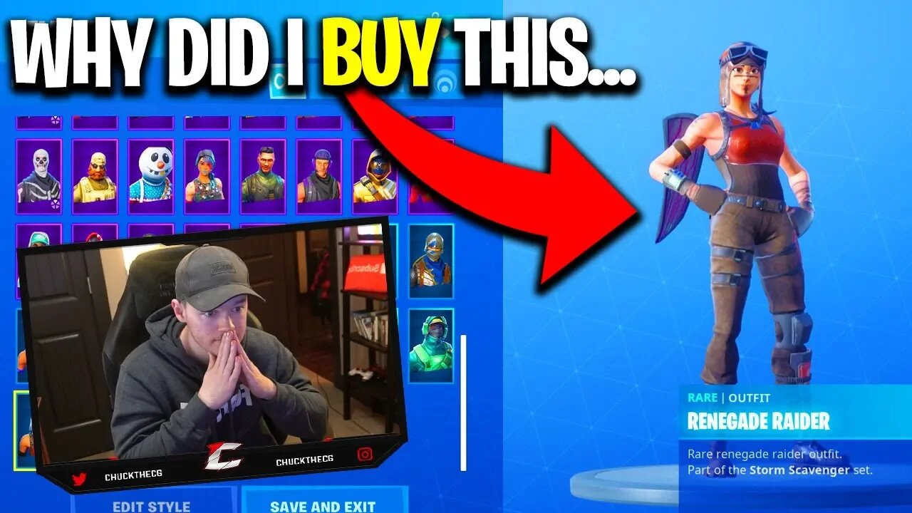 RARE SKINS I REGRET BUYING... Fortnite