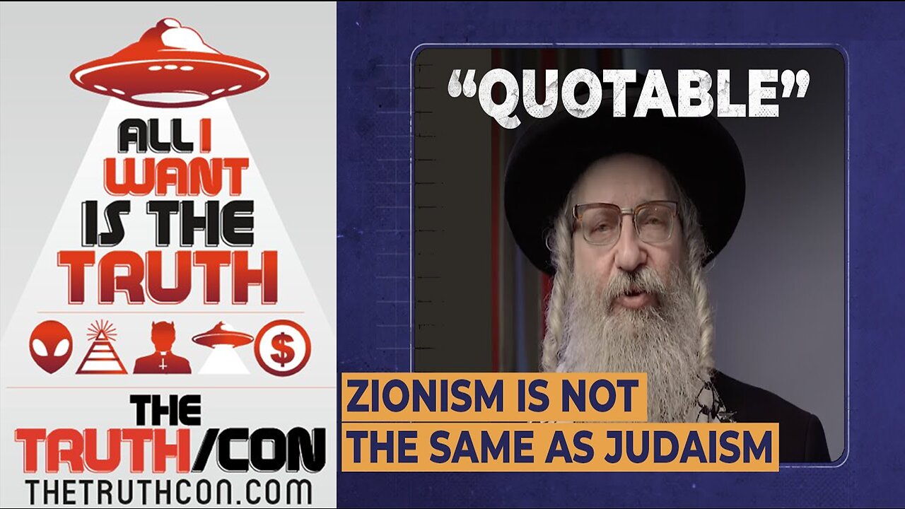 Zionism is not Judaism