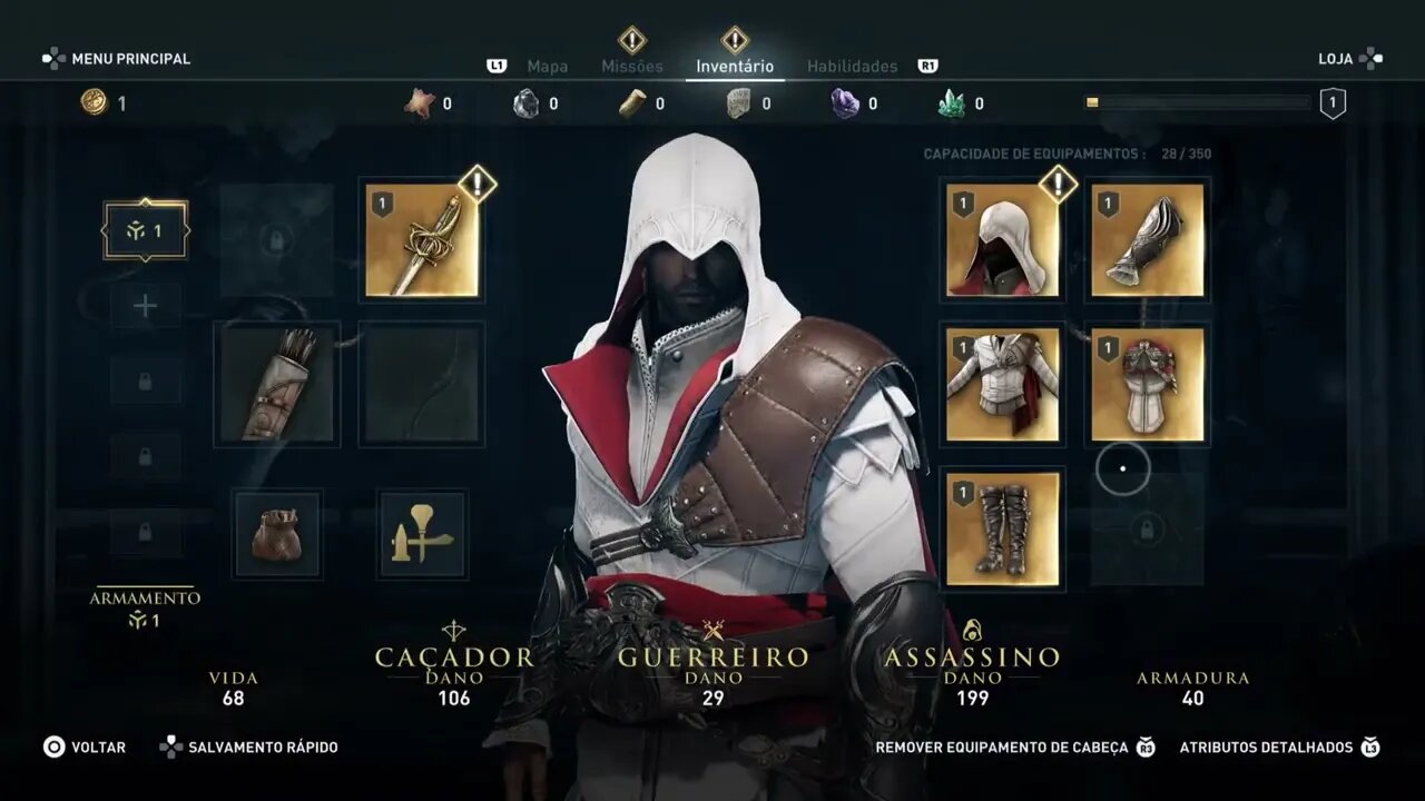 Credo Fashionista - Equipe um conjunto de Armadura Lendária - Assassin's Creed Odyssey