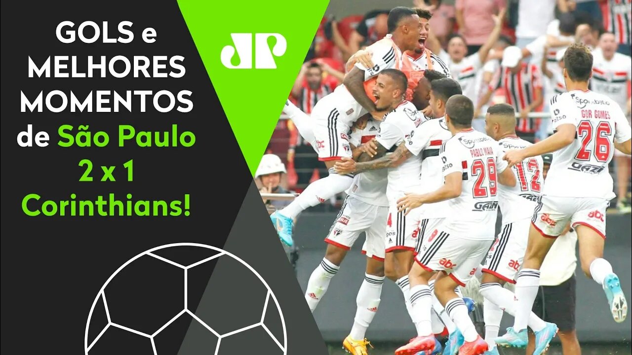 TEVE GOLAÇO E FALHA GROTESCA! SÃO PAULO 2 X 1 CORINTHIANS | MELHORES MOMENTOS | PAULISTÃO 2022