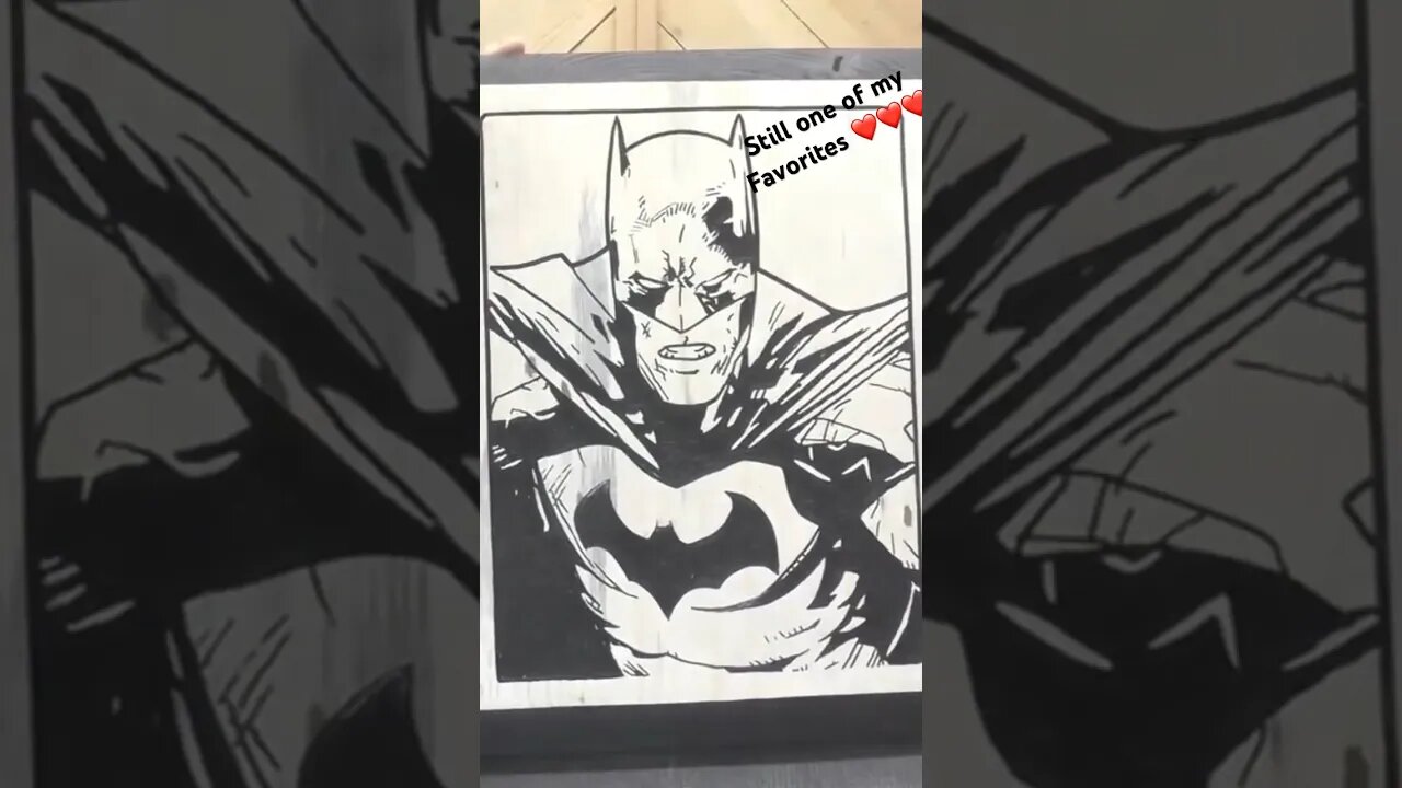 Love the way this came out. Full video link in the comments. #woodcarving #batman #handcarved