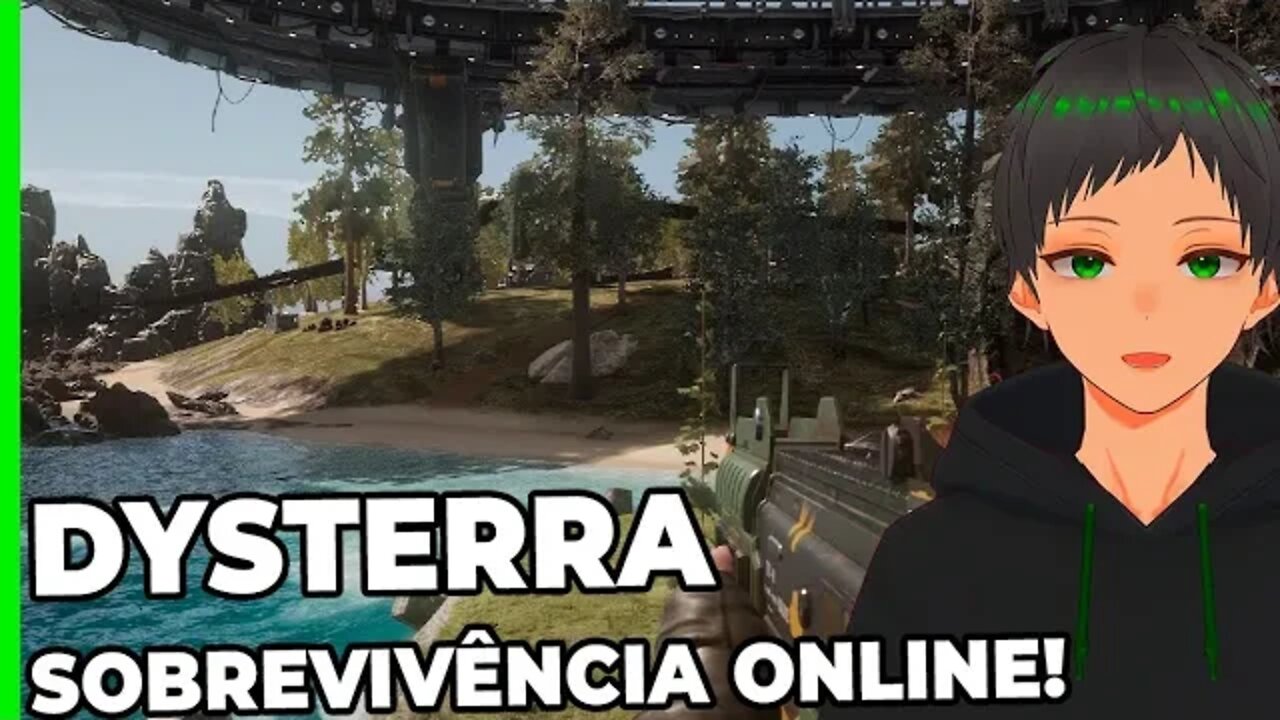 NOVO JOGO DE SOBREVIVENCIA ONLINE! DYSTERRA - GAMEPLAY PT - BR