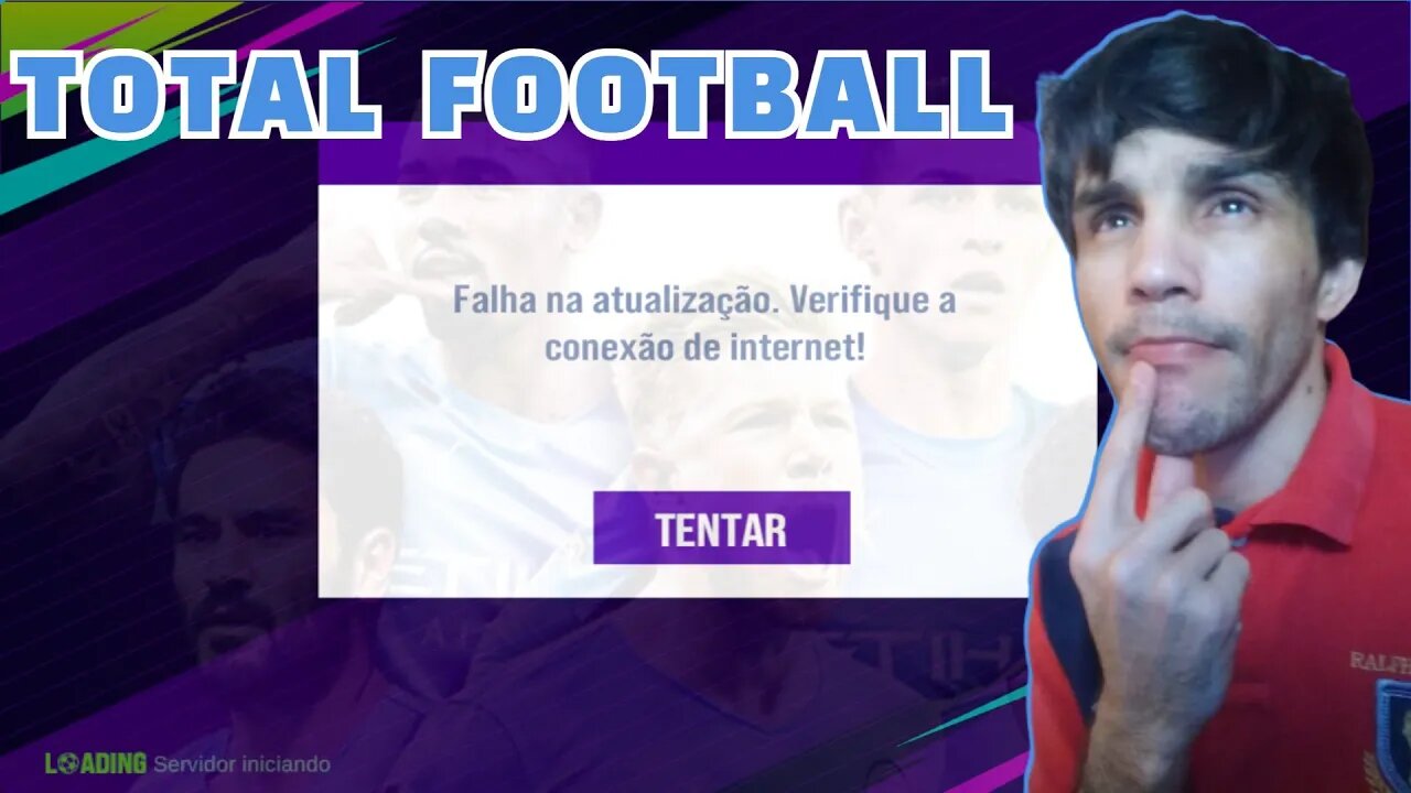 TOTAL FOOTBAL COMO RESOLVE ERRO VERIFIQUE A CONEXAO DE INTERNET OU SERVIDOR