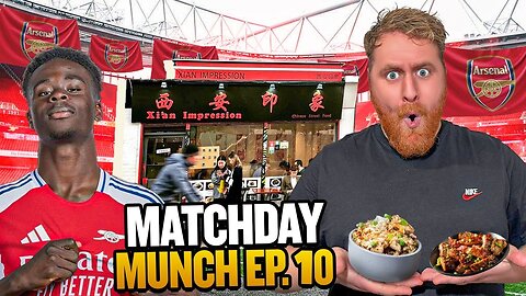 MATCHDAY MUNCH EP10 | EMIRATES STADIUM, ARSENAL😍🌭⚽