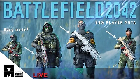 Battlefield 2042 PS5 - God Tier Guns Easy Mode! [510 Sub Grind] muscles31 chillstream