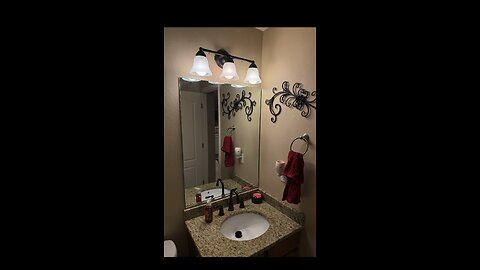 Bathroom light replacement