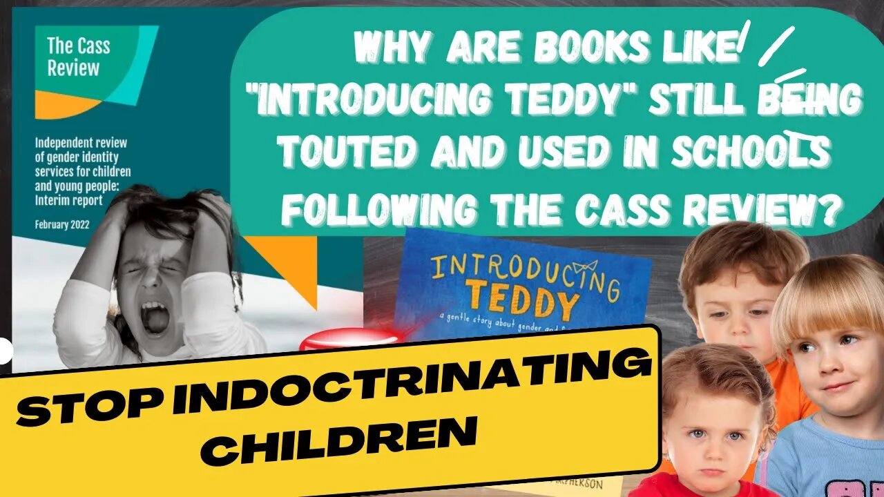 STOP INDOCTRINATING CHILDREN Why are books like "Introducing Teddy" still being used in Schools?