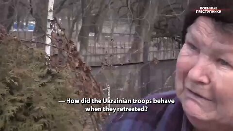 Residents of a village in Donetsk spoke of the behaviour of retreating Ukrainian forces