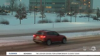 Road conditions in Lone Tree as of 7 a.m.