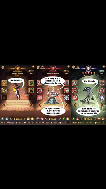 AFK Arena Txt MAJ 1.97 musique no blabla