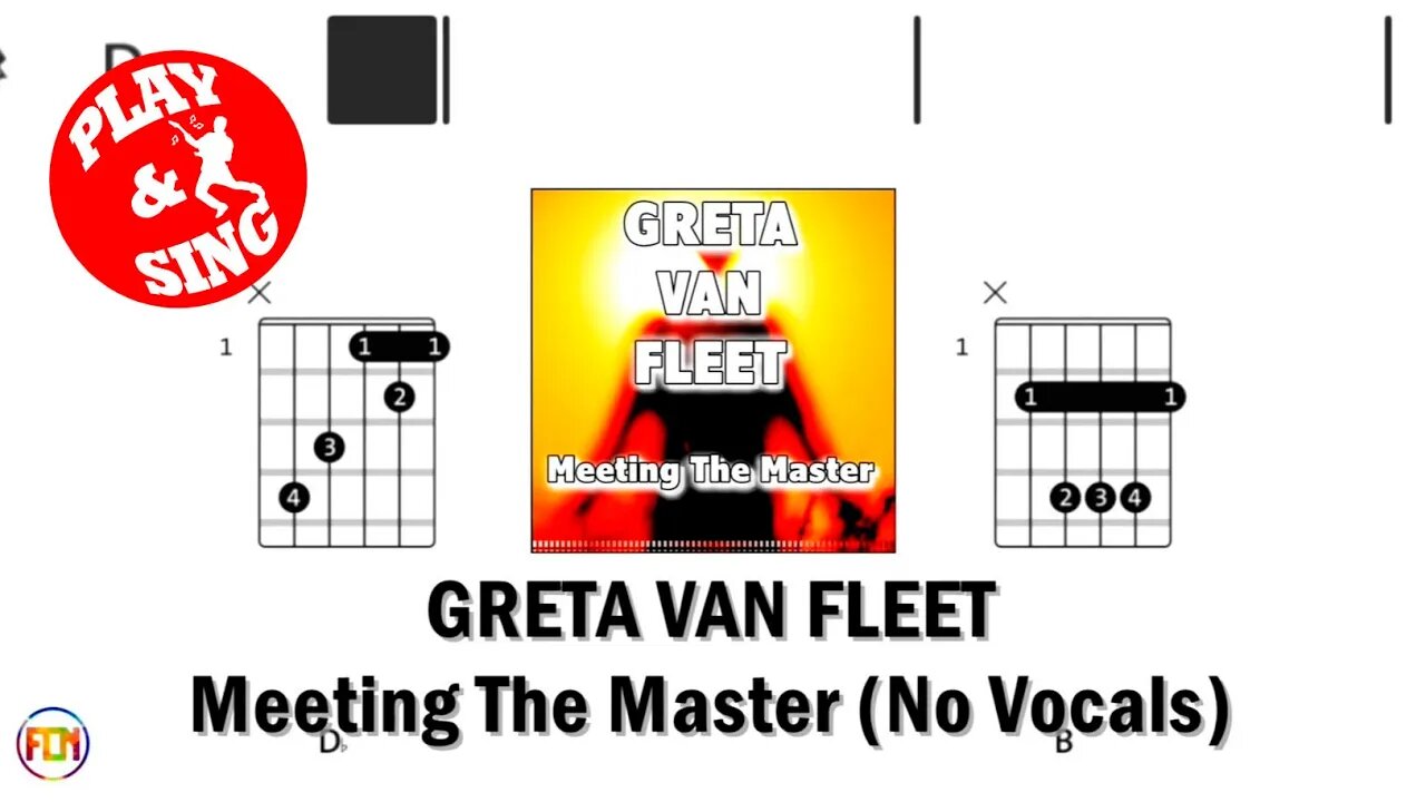 GRETA VAN FLEET - Meeting The Master FCN GUITAR CHORDS & LYRICS NO VOCALS