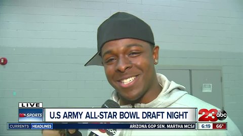 Draft night for the 18th Annual U.S. Army Senior Bowl