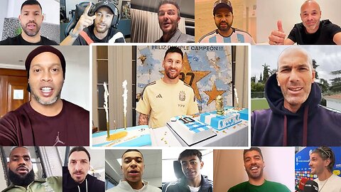 Famous Reaction On Lionel Messi's 37th Birthday