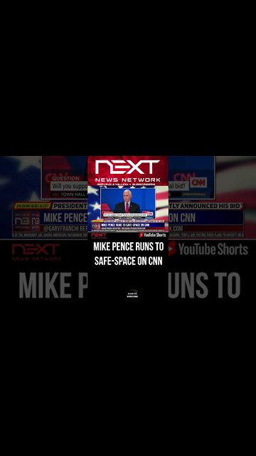 Mike Pence Runs To Safe-Space on CNN #shorts