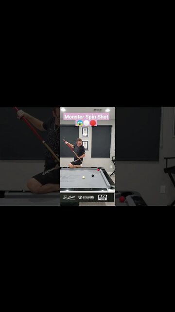 Absolute Monster Curve Shot! 🔥 🎱 #billiards #shorts #8ballpool