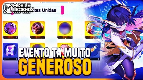 O EVENTO ASPIRANTE TA BUFFADO E TA VINDO MUITA SKIN!!! VALE A PENA | MLBB