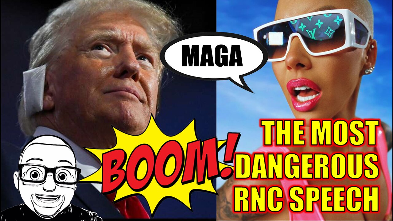 Model Amber Rose Goes FULL MAGA at RNC Appearance!