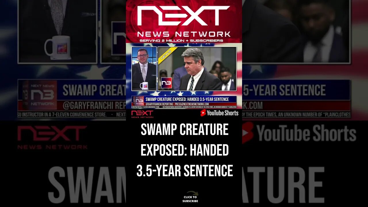 Swamp Creature Exposed: Handed 3.5-Year Sentence #shorts