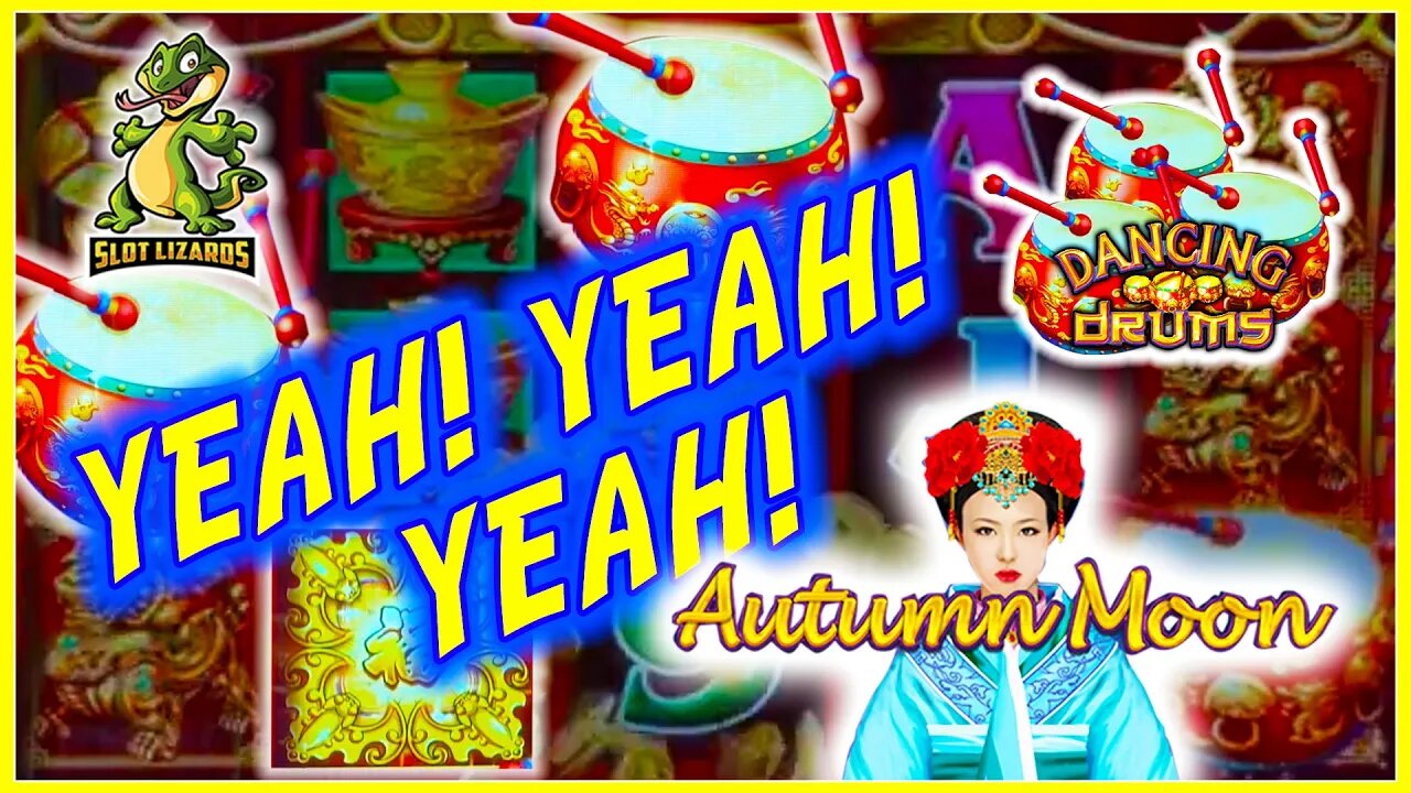 RETRIGGER BONUSES! BIG WINS!!! Dragon Link Autumn Moon VS Dancing Drums Slot LIVESTREAM HIGHLIGHT!