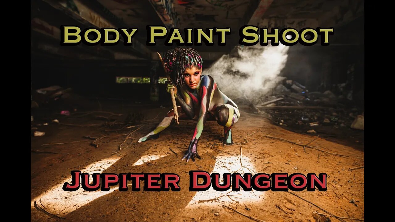 Body Paint Photo Shoot at the Jupiter Dungeon using Smoke and Off Camera Flash by Jason Lanier