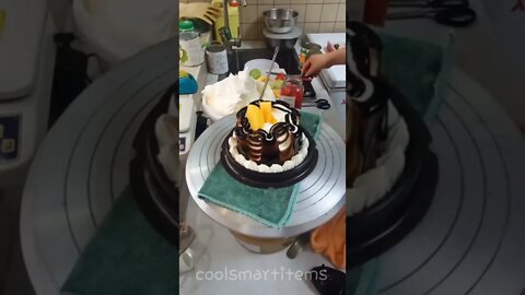 Amazing chocolate cake decorating shorts cake youtubeshorts viral