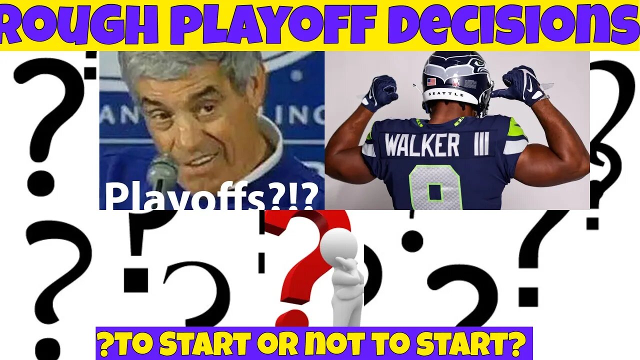 To Start or Not to Start?-Botcast Playoff WK1 Preview!-