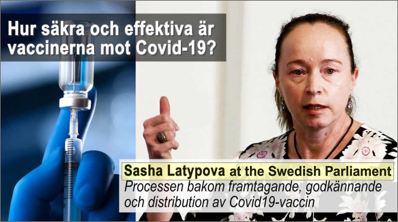 Will Sweden "BAN the JAB"? - Sasha Latypova Presents mRNA Bioweapon Data to the Swedish Parliament.