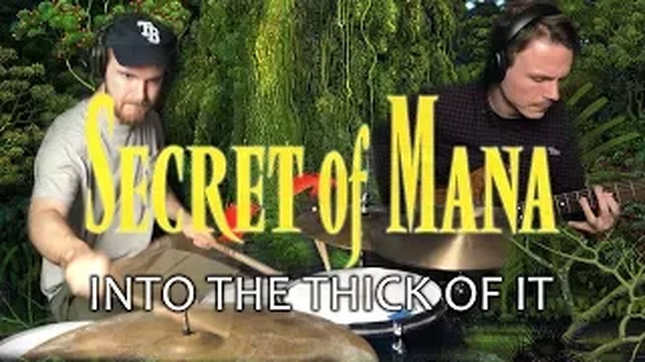 SECRET OF MANA - Into the Thick of It | Guitar & Drum Cover