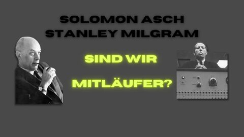 Sind wir Mitläufer?