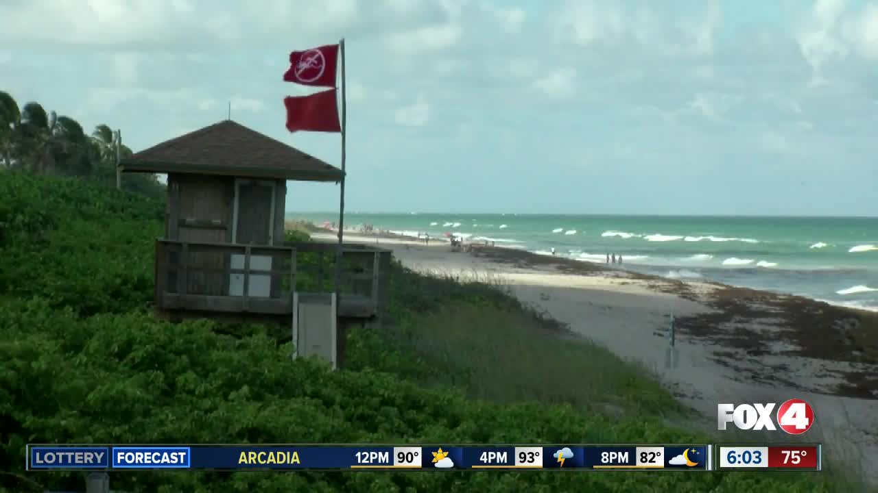 Beaches closed in Martin and Palm Beach counties