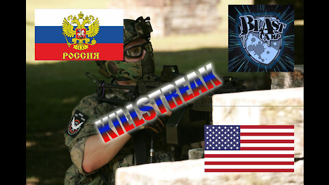 Airsoft LMG Gameplay , LMG goes on streak for Mother Russia