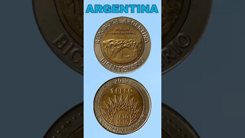 Argentina 1 Peso 2010.#shorts #coinnotesz