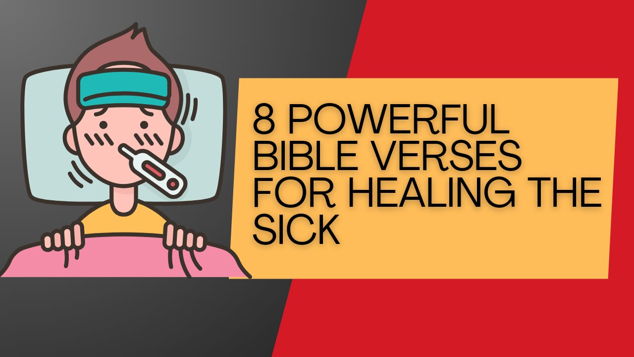 8 Powerful Bible Verses For Healing The Sick | AZM Christian Motivation | Healing Scriptures |