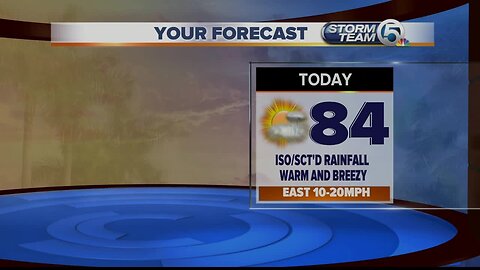 Wednesday midmorning forecast