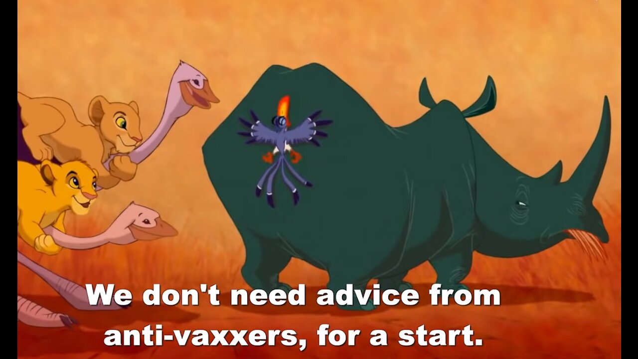 The Lion King: "Oh, we just can´t wait for vaccines!"