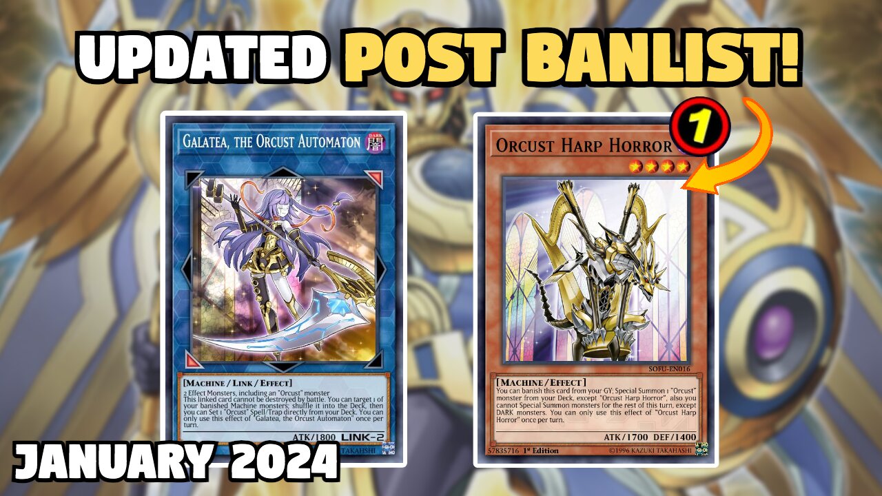 IT'S BACK!! Orcust Deck Profile! | Post January 2024 Banlist