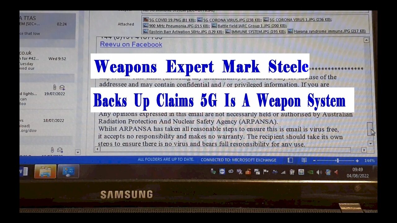 Weapons Expert, Mark Steele Corrects ARPANSA MEDIA complaint Educating Them On 5G Weapon System.