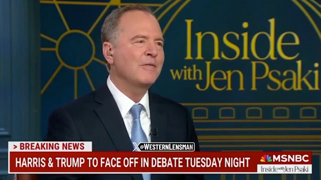 Adam Schiff: The Problem Kamala May Have In The Debate Tonight Is 'Knowing The Facts Too Well'