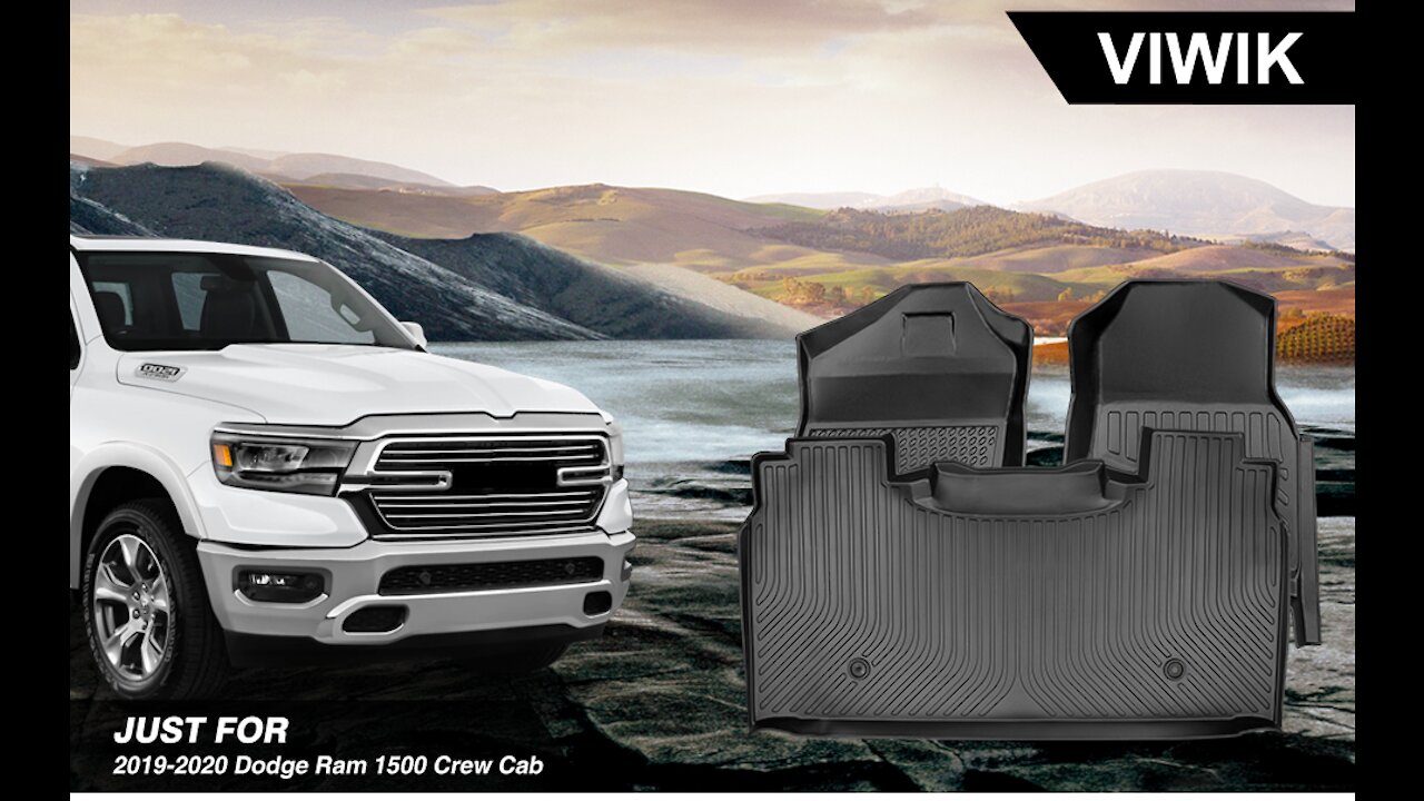 Winter Protection For Your Truck Interior VIWIK Floor Mets 2019 - 2020 ram1500 crew cab