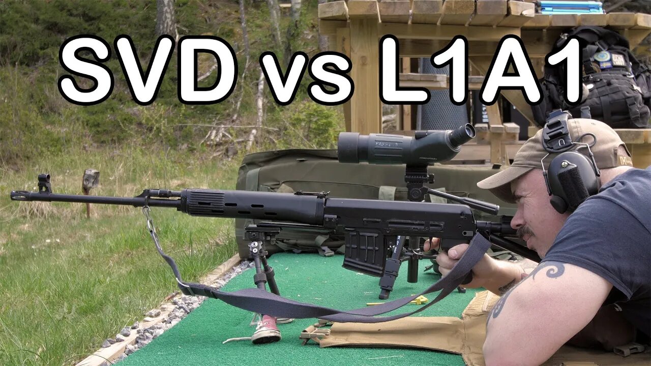 SVD/Dragunov vs L1A1/FN FAL, which is the best "sniper" rifle?