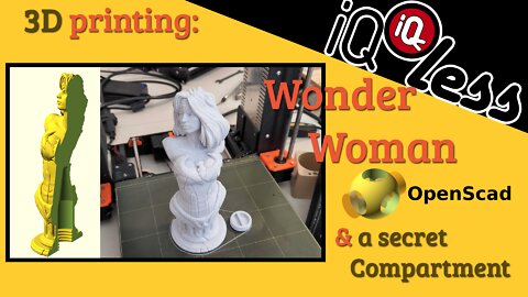 3D Printing: Wonder Woman OpenScad & a Secret Compartment