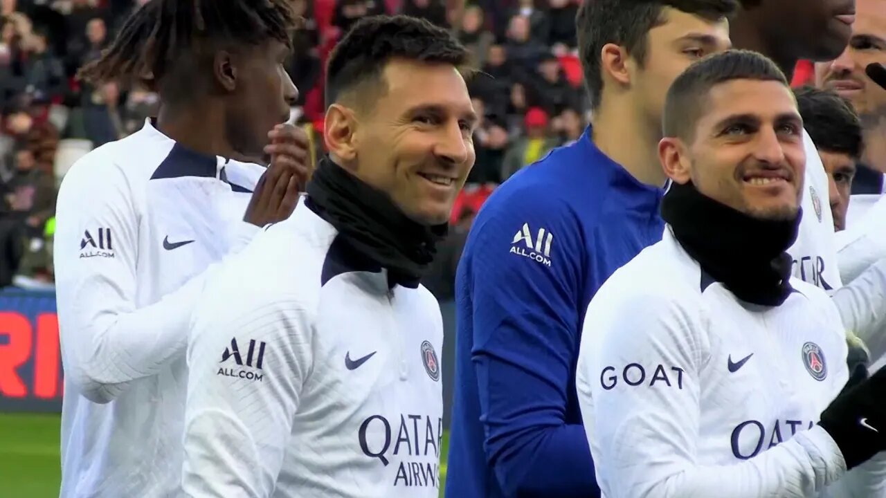 Messi, Mbappe and PSG train at Parc des Princes ahead of 'Le Classique' with Marseille