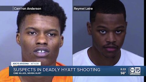 Two arrested in downtown Phoenix hotel shooting